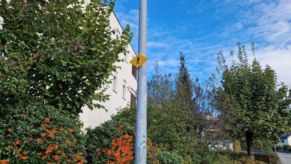 image of trail marking sign